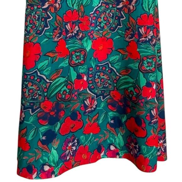 Animapop Abstract Print Reversible Sleeveless A-Line Dress Artsy Sz Medium NWT - Picture 13 of 16